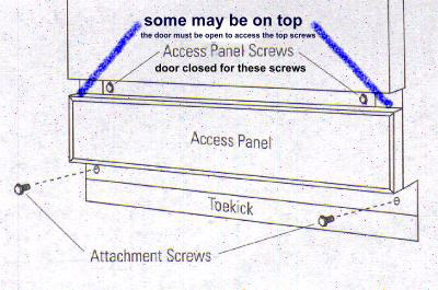 kitchenaid dishwasher access panel