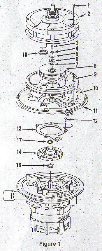 Whirlpool Seal and impeller disassembly