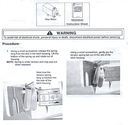 wax motor installation tips a