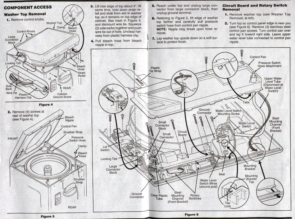 GE Older Style Washing Machine Help | Appliance Aid schematics ge profile fridge 